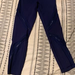 Lulu Lemon 7/8 Length Leggings- Dark royal blue